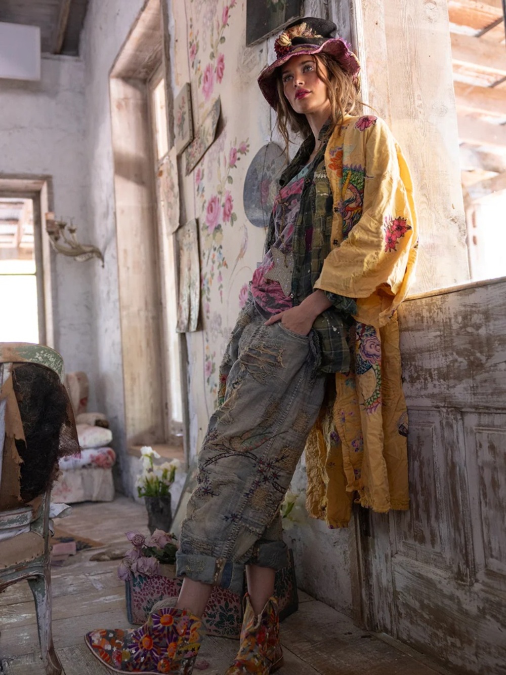 Magnolia Pearl Belle Le Vie Miner Denims 848 in Faded Indigo